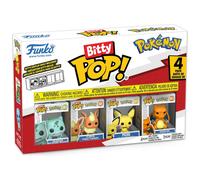 Funko Bitty Pop! Pokemon - Bulbasaur 4PK and A Surprise Mystery Mini Figure - 0.9 Inch (2.2 Cm) Collectable - Stackable Display Shelf Included - Gift Idea - Party Bags Stocking - Cake Topper