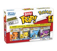 Funko Bitty Pop! Pokemon - Charmander 4PK and A Surprise Mystery Mini Figure - 0.9 Inch (2.2 Cm) Collectable - Stackable Display Shelf Included - Gift Idea - Party Bags Stocking - Cake Topper