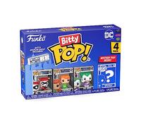 Funko Bitty POP! DC Comics - Harley Quinn, The Joker, Poison Ivy + Mystery