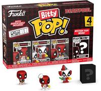 Funko Bitty POP Deadpool - Backyard Griller, Clown, Bedtime and mystery 4-Pack