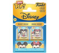 Funko Bitty POP! Disney 2 Pack: Mickey & Minnie | Official Cartoon/Animation Merch - Collectable Toy - Birthday Gift Idea for Fans and Collectors