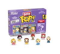 Funko Bitty POP! Disney Princess - Cinderella, Snow White, Aurora and A Surprise Mystery Mini Figure - 0.9 Inch (2.2 Cm) Collectable - Stackable Display Shelf Included - Gift Idea - Cake Topper