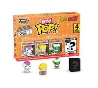 Funko Bitty Pop! DBZ - Kid Buu 4PK - Kid Buu, Vegito, Majin Vegeta and A Surprise Mystery Mini Figure - 0.9 Inch (2.2 Cm) - Dragon Ball Z Collectable - Stackable Display Shelf Included - Gift Idea