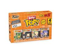 Funko Bitty POP! Dragon Ball Z and A Surprise Mystery Mini Figure - 0.9 Inch (2.2 Cm) Collectable - Stackable Display Shelf Included - Gift Idea - Party Bags Stocking - Cake Topper - Anime Fans