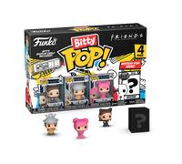Bitty Pop! Friends - Monica As Catwoman 4PK - Monica Geller, Ross Geller, Chandler Bing and A Surprise Mystery Mini Figure - Gift Idea - Cake Topper