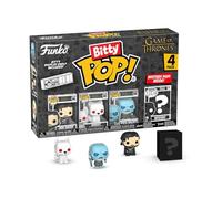 Funko Bitty Pop! GoT - Jon Snow 4pk and a Surprise Mini Figure - 0.9 Inch (2.2 cm) - Game of Thrones Collectible Stackable Display Shelf Included - Gift Idea Party Bag Stocking