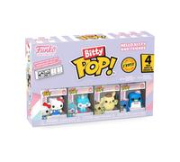 Funko Bitty Pop! Sanrio - Hello Kitty - 4PK and A Surprise Mystery Mini Figure - 0.9 Inch (2.2 Cm) Collectable - Stackable Display Shelf Included - Gift Idea - Party Bags Stocking - Cake Topper