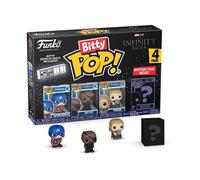 Funko Bitty Pop! Marvel - Captain America 4PK - Captain America (holding Shield), Nick Fury, Thor and A Surprise Mystery Mini Figure - 0.9 Inch (2.2 Cm) - Marvel Comics Collectable - Gift Idea
