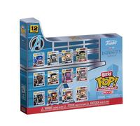 Funko Bitty Pop! Marvel: Infinity Saga 12pc Multipack - 0.9 Inch (2.2 Cm) - Marvel Comics Collectable - Stackable Display Shelf Included - Gift Idea - Party Bags Stocking - Cake Topper - Movies Fans