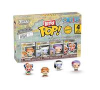Funko Bitty Pop! One Piece - Nami - 4 Pack - 1/6 Odds for Rare Chase Variant and A Surprise Mystery Mini Figure - 0.9 Inch (2.2 Cm) Collectable - Stackable Display Shelf Included - Gift Idea