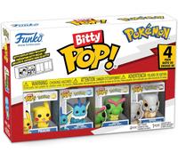 Funko Bitty Pop! Pokemon - Pikachu - 4 Pack - 0.9 Inch (2.2 Cm) Collectable - Stackable Display Shelf Included - Gift Idea - Party Bags Stocking - Cake Topper