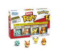 Funko Bitty Pop! Pokemon - Bulbasaur 4PK and A Surprise Mystery Mini Figure - 0.9 Inch (2.2 Cm) Collectable - Stackable Display Shelf Included - Gift Idea - Party Bags Stocking - Cake Topper