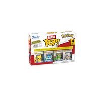 Funko Bitty Pop! Pokemon - Pikachu 4PK and A Surprise Mystery Mini Figure - 0.9 Inch (2.2 Cm) Collectable - Stackable Display Shelf Included - Gift Idea - Party Bags Stocking - Cake Topper