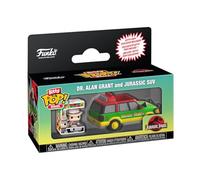 Funko Bitty Pop! Rides Dr. Alan Grant and Jurassic SUV