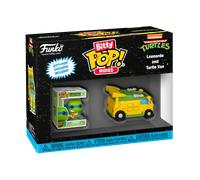 Funko Bitty Pop! Ride: Teenage Mutant Ninja Turtles - Leonardo And Turtle Van