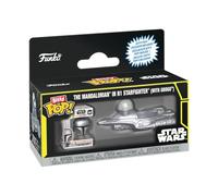 Funko Bitty POP! Rides: Star Wars - N-1 Starfighter with Mando | Official Merch - Collectable Toy - Birthday Gift Idea for Fans and Collectors