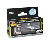 Funko Bitty Pop! Rides The Mandalorian in N1 Starfighter (with Grogu)