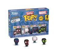 Bitty POP! Spider-Man: Miles Morales, Ghost-Spider & Spider-Man 2099 4-Pack
