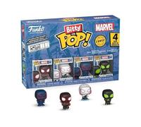Funko Bitty Pop! Spider-Man - 4PK and A Surprise Mystery Mini Figure - 0.9 Inch (2.2 Cm) - Marvel Comics Collectable - Stackable Display Shelf Included - Gift Idea - Party Bags Stocking