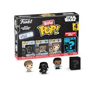Funko Bitty Pop! SW - Vader 4pk and a Surprise Mini Figure - 0.9 Inch (2.2 cm) - Star Wars Collectible Stackable Display Shelf Included - Gift Idea Party Bag Stocking