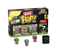 Funko Bitty POP! Teenage Mutant Ninja Turtles - Splinter, Raphael, Rocksteady and A Surprise Mystery Mini Figure - 0.9 Inch (2.2 Cm) - TMNT Collectable - Stackable Display Shelf Included - TV Fans