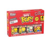 Funko Bitty Pop! the Simpsons - Bart - 4PK and A Surprise Mystery Mini Figure - 0.9 Inch (2.2 Cm) Collectable - Stackable Display Shelf Included - Gift Idea - Party Bags Stocking - Cake Topper