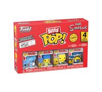 Funko Bitty Pop! the Simpsons - Itchy 4pk and A Surprise Mystery Mini Figure - 0.9 Inch (2.2 Cm) Collectable - Stackable Display Shelf Included - Gift Idea - Party Bags Stocking - Cake Topper