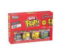 Funko Bitty Pop! the Simpsons - Scratchy - 4PK and A Surprise Mystery Mini Figure - 0.9 Inch (2.2 Cm) Collectable - Stackable Display Shelf Included - Gift Idea - Party Bags Stocking - TV Fans