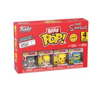 Funko Bitty Pop! the Simpsons - Scratchy - 4PK and A Surprise Mystery Mini Figure - 0.9 Inch (2.2 Cm) Collectable - Stackable Display Shelf Included - Gift Idea - Party Bags Stocking - TV Fans