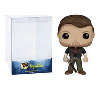 Funko Booker Dewitt: P o p ! Games Vinyl Figurine Bundle with 1 Compatible Graphic Protector (062-06166)