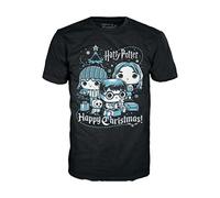 Funko Pop! Harry Potter Ron Hermione T-shirt Blue M