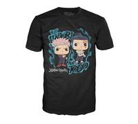 Funko Boxed Tee: JJK - Yuji & Aoi - Medium - Jujutsu Kaisen - T-Shirt - Clothes - Gift Idea - Short Sleeve Top for Adults Unisex Men and Women - Official Merchandise - Anime Fans