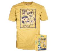 Funko Boxed Tee: Lilo & Stitch - Hula - Large - T-Shirt - Clothes - Gift Idea - Short Sleeve Top for Adults Unisex Men and Women - Official Merchandise - Movies Fans