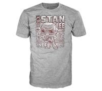Funko Boxed Tee: Marvel - Stan Lee - Medium - Marvel Comics - T-Shirt - Clothes - Gift Idea - Short Sleeve Top for Adults Unisex Men and Women - Official Merchandise - Comic Books Fans