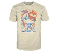 Funko Boxed Tee: My Hero Academia (MHA) - Todoroki - Medium - T-Shirt - Clothes - Gift Idea - Short Sleeve Top for Adults Unisex Men and Women - Official Merchandise Fans