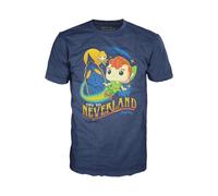 Funko Boxed Tee: Peter Pan - Big Ben - S - T-Shirt - Clothes - Gift Idea - Short Sleeve Top for Adults Unisex Men and Women - Official Merchandise - Movies Fans