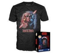 Funko Boxed Tee: Star Wars EP1 - Darth Maul - Large - Star Wars EP1 the Phantom Menace Anniversary - T-Shirt - Clothes - Gift Idea - Short Sleeve Top for Adults Unisex Men and Women - Movies Fans