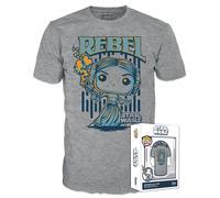Funko Boxed Tee: Star Wars - Leia - Extra Large - (XL) - T-Shirt - Clothes - Gift Idea - Short Sleeve Top for Adults Unisex Men and Women - Official Merchandise Fans Multicolour