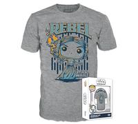 Funko Boxed Tee: Star Wars - Leia - Large - (L) - T-Shirt - Clothes - Gift Idea - Short Sleeve Top for Adults Unisex Men and Women - Official Merchandise Fans Multicolour