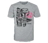 Funko Boxed Tee: the Mandalorian - Mando - Large - (L) - Star Wars Mandalorian - T-Shirt - Clothes - Gift Idea - Short Sleeve Top for Adults Unisex Men and Women - Official Merchandise - Movies Fans