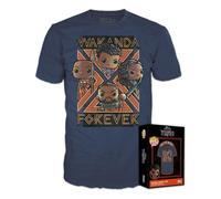 Funko Boxed Tees: Black Pander - Wakanda Forever - Group - (L) - Black Panther -