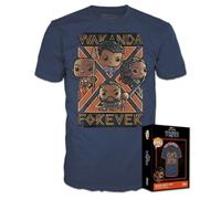 Funko Boxed Tees: Black Pander - Wakanda Forever - Group - (S) - Black Panther -