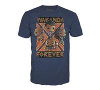 Funko Pop! Tees: Marvel - Black Panther: Wakanda Forever Group Boxed T-Shirt