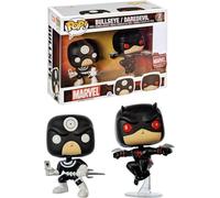 Funko Bullseye & Daredevil (Collector Corps Exc) Pop Vinyl Figure & 1 Compatible Protector Bundle (12470 - B)