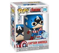 Funko Captain America Marvel A60-comic Con Pin Figure Blue,Multicolor Kids