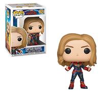 Funko Captain Marvel: Captain Marvel x POP! Marvel Vinyl Figure & 1 POP! Compatible PET Plastic Graphical Protector Bundle [#425 / 36341 - B] (BCC9U60I)