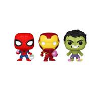 Funko Carrot Pocket POP! Marvel Spider-man, Iron Man and Hawkeye 3 Pack - Spider-Man - Marvel Comics - Collectable Vinyl Figure - Gift Idea - Official Merchandise - Toys for Kids & Adults