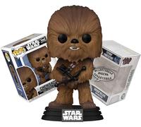 Funko Chewbacca with Crossbow Blaster + ToyBop Protector: Star Wars Classics Retro Pop! Figure (Bundled with Pop Protector Case Box Gift Set)