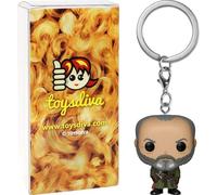 Funko Davos: Pocket P o p ! Mini-Figural K e y c h a i n Bundle with 1 Compatible Graphic Protector (37662 - B)