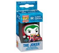 Keychain Funko Pocket Pop Dc Comics Holiday The Joker Exclusive Multicolore TU